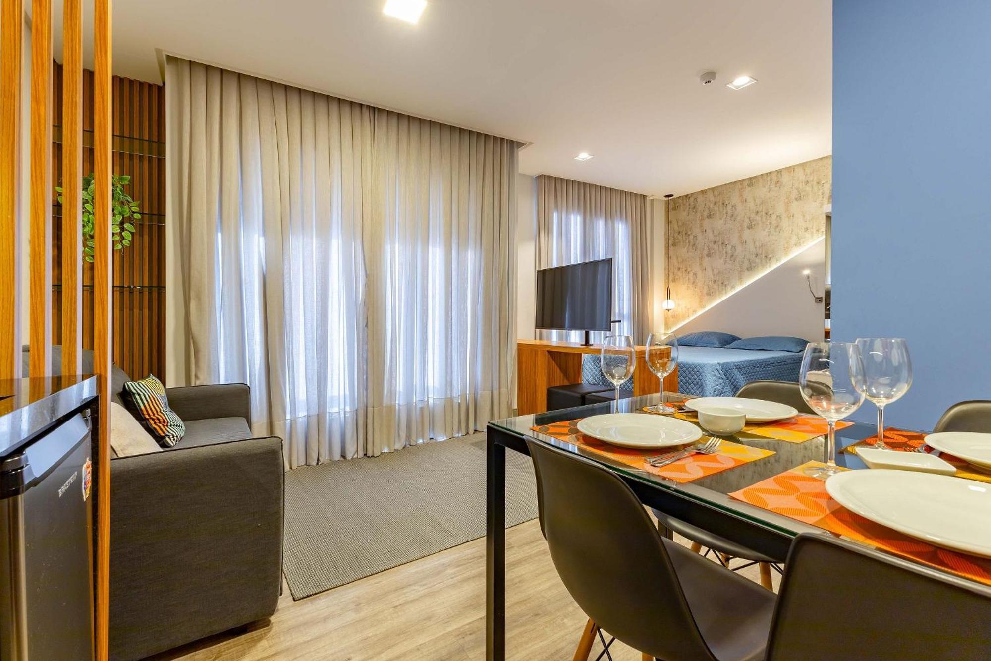 Confortavel Loft Em Condominio Com Piscina ボンビーニャス エクステリア 写真